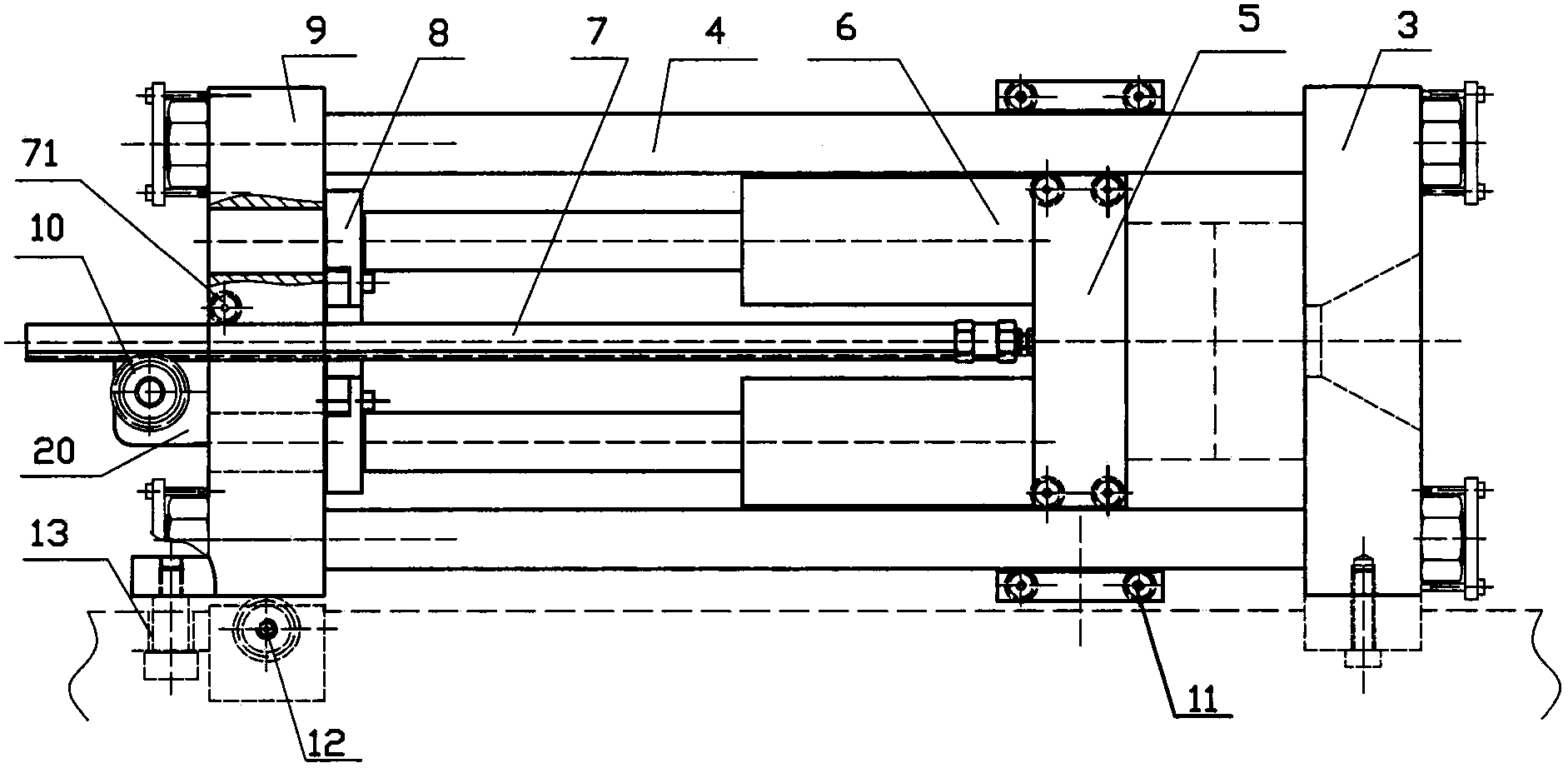 精密注塑机锁模机构(公开号：CN103286928B)