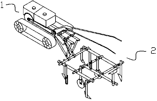 一种履带手扶式多功能作业机(公开号：CN204721827U)