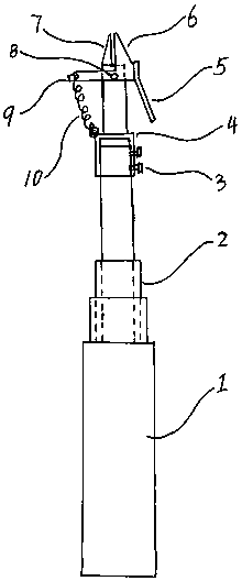 伸缩式架空光缆辅挂器(公开号：CN205643812U)