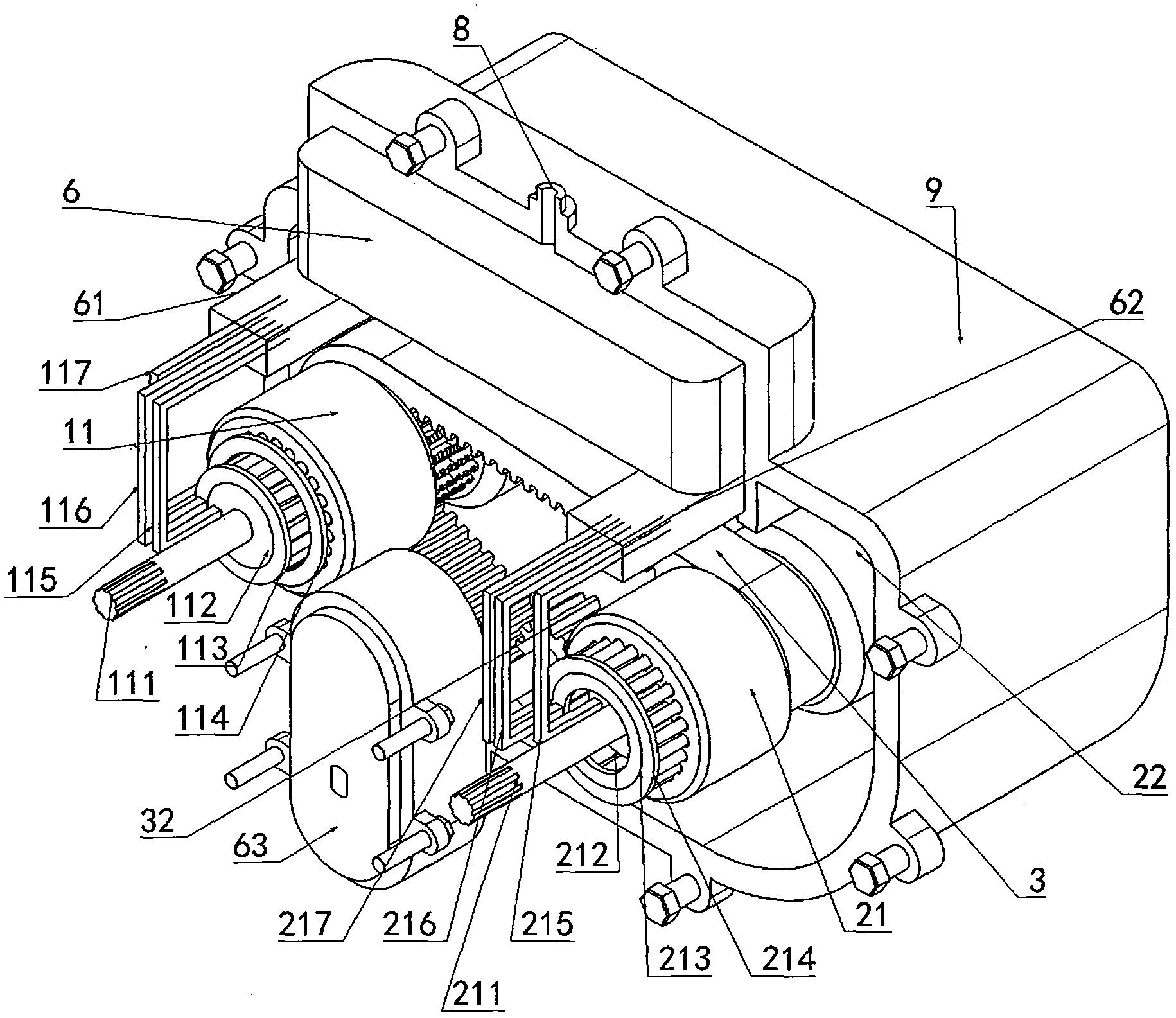 新型汽车变速器(公开号：CN206468760U)