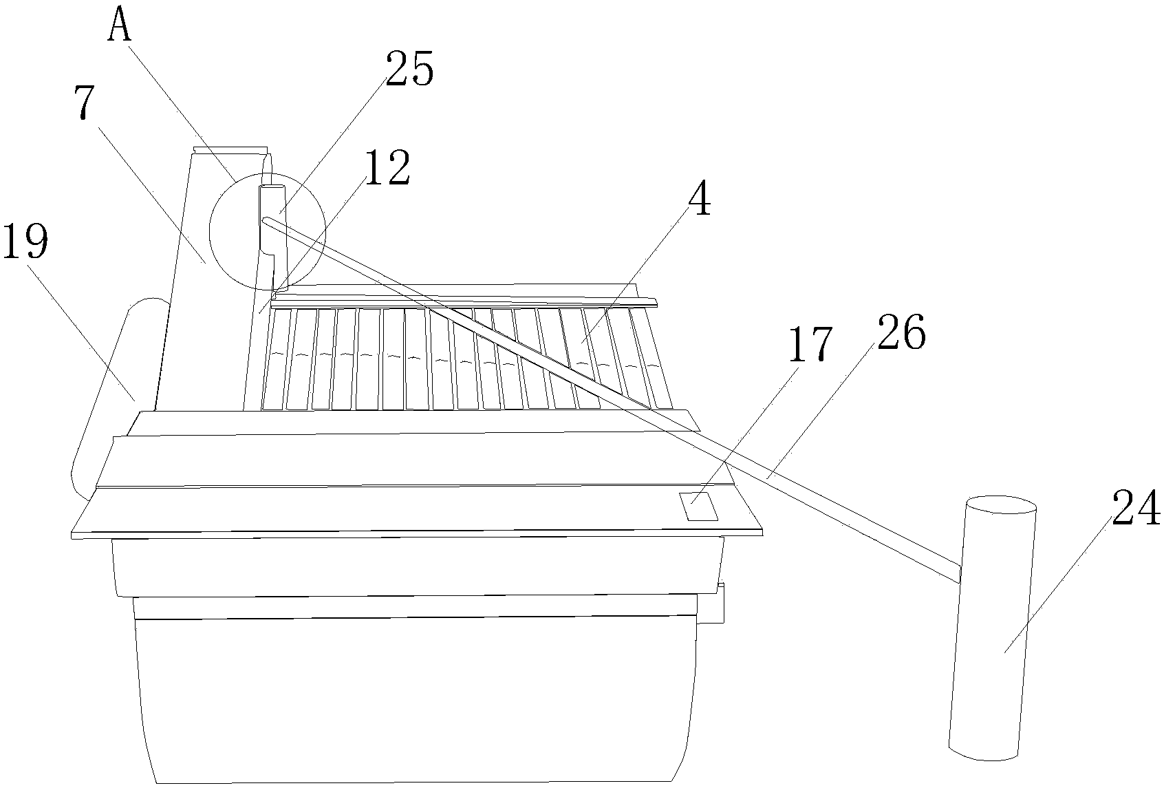 一种河道减污净化装置(公开号：CN105169802A)