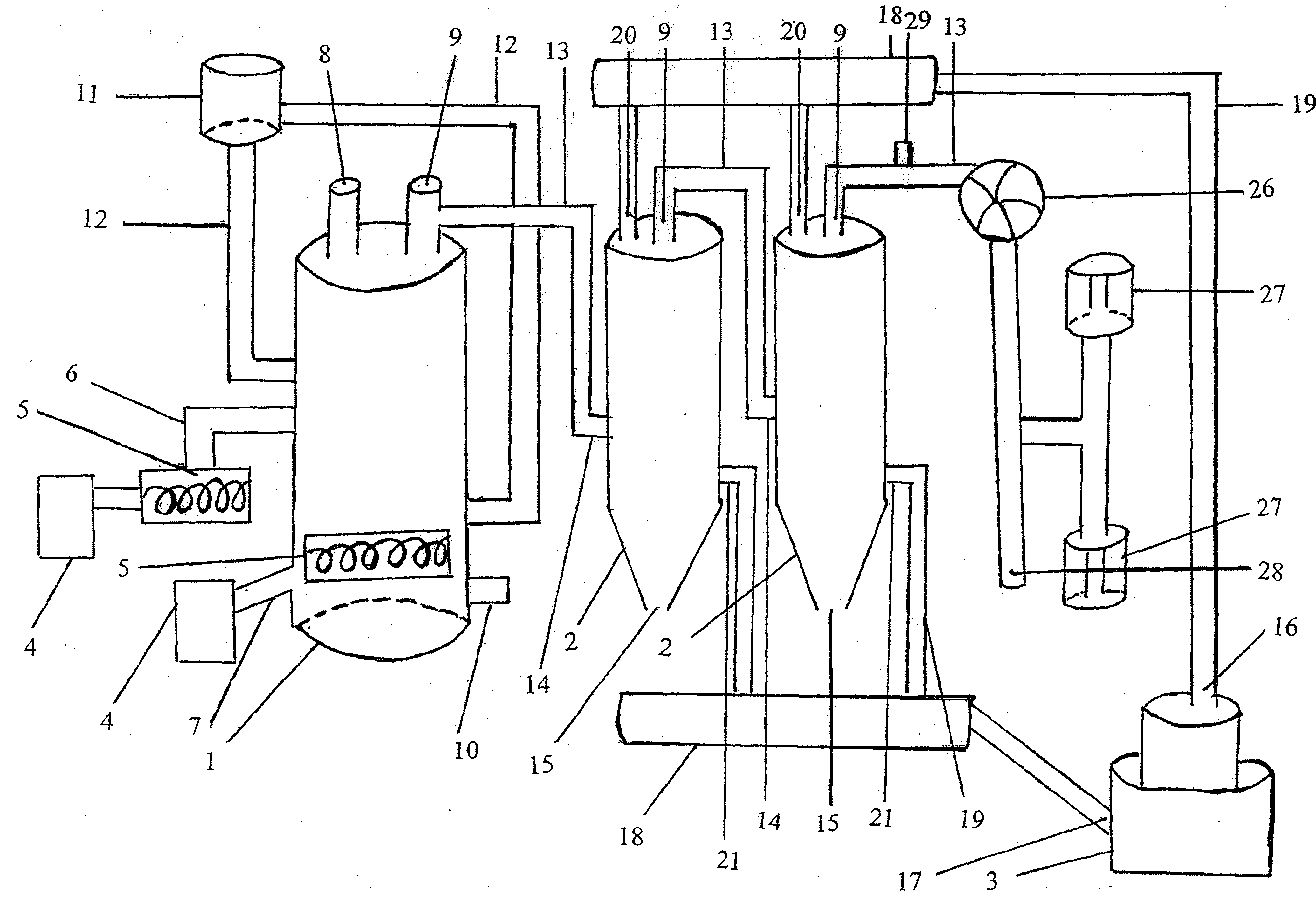 生物能源转化天然气装置(公开号：CN102453565B)