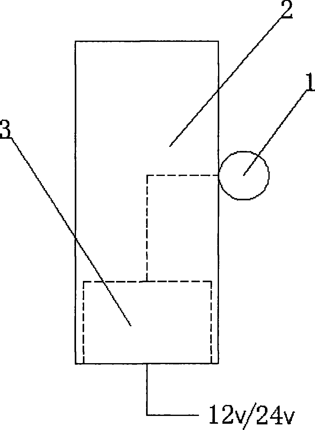 用于安装在汽车立柱内饰罩上的可视化系统(公开号：CN203186218U)