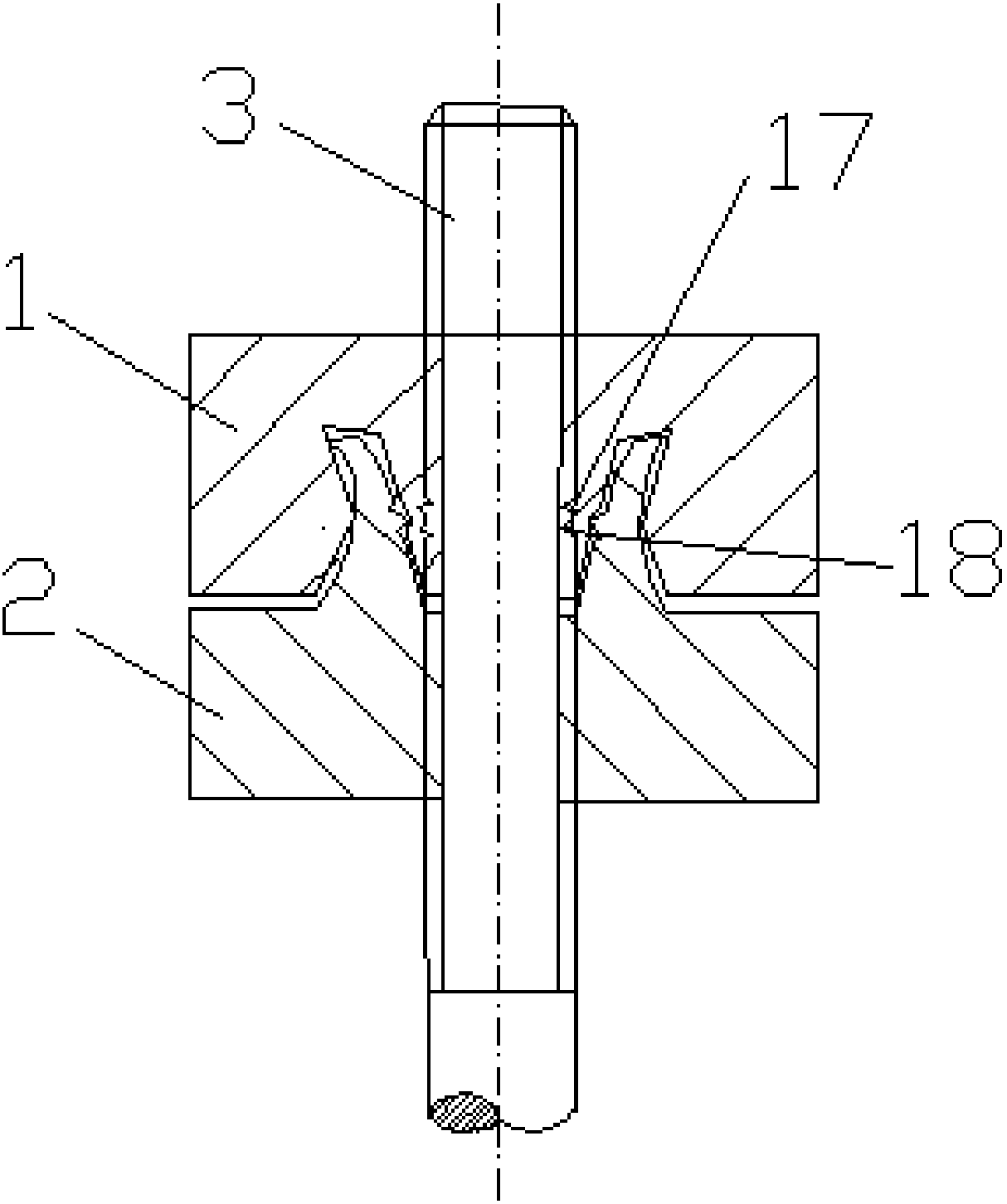 一种防松螺栓连接结构(公开号：CN205977998U)