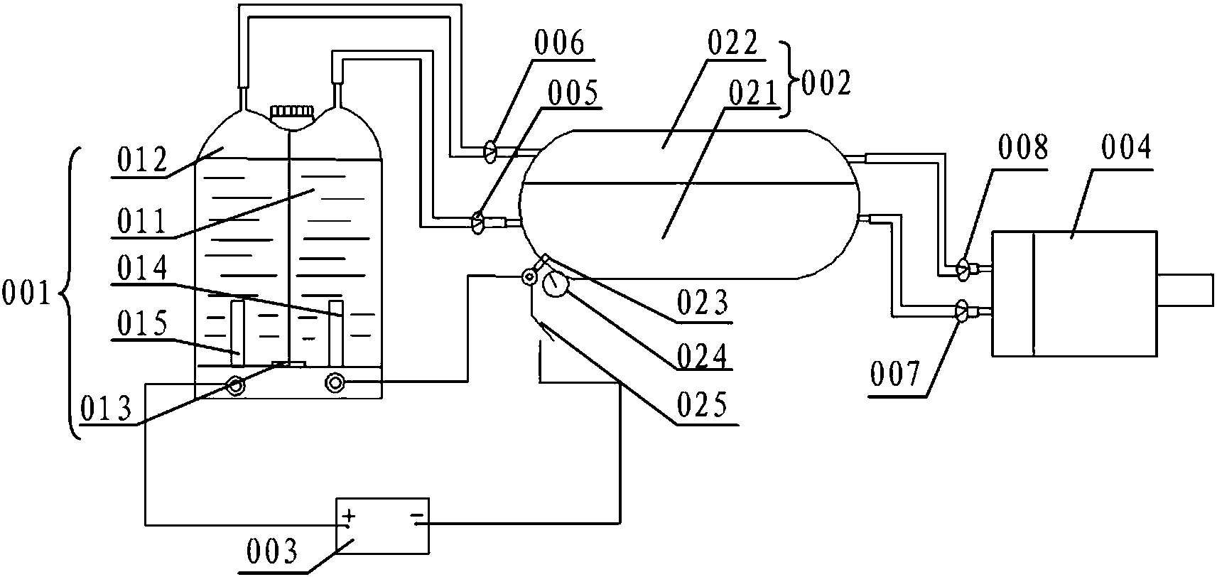 水燃料汽车(公开号：CN205744194U)