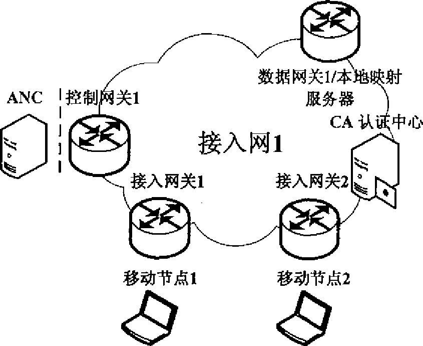 基于TLS的分离机制移动性信令保护系统及保护方法