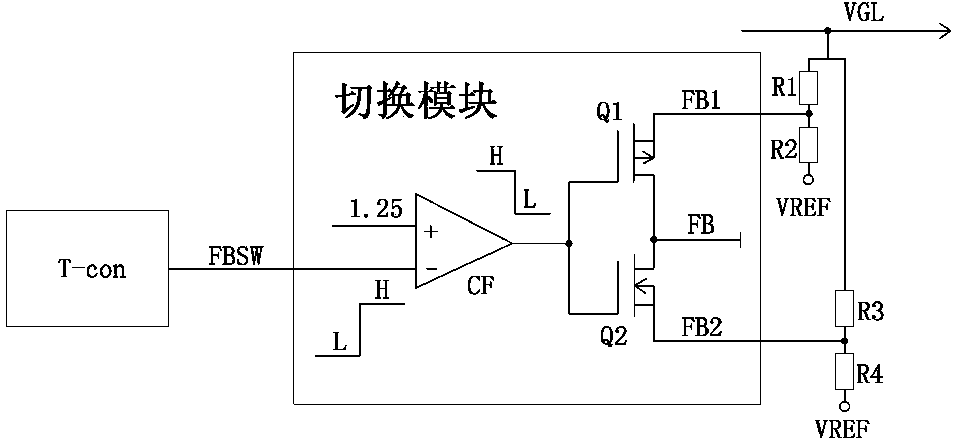 一种液晶面板的驱动电路、液晶面板及液晶显示装置