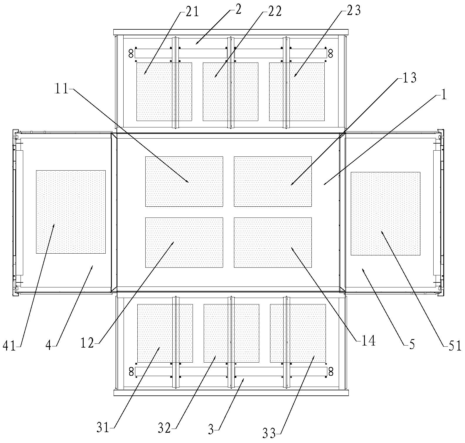 一种钠硫电池模块保温箱