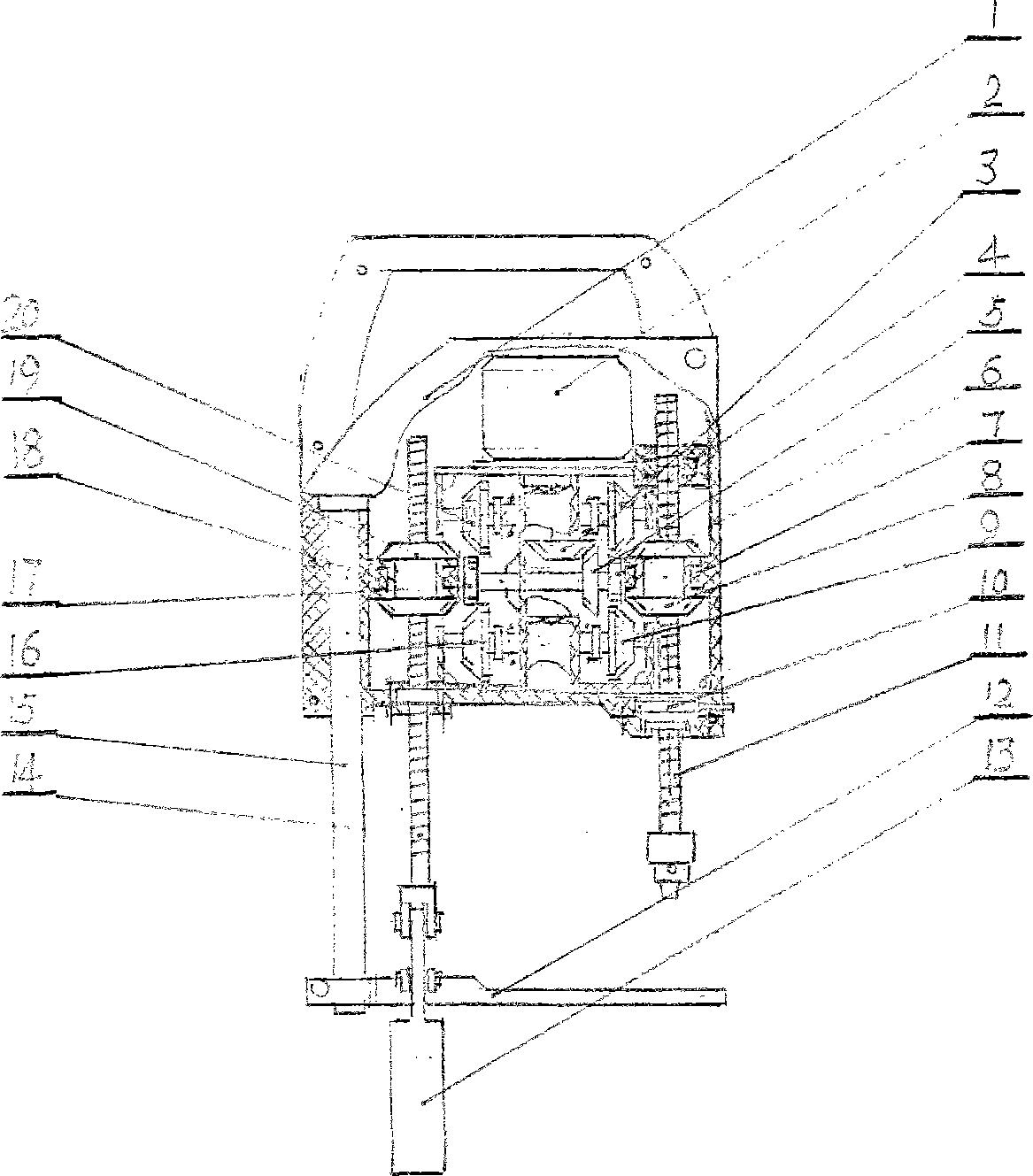 一种空中悬钻