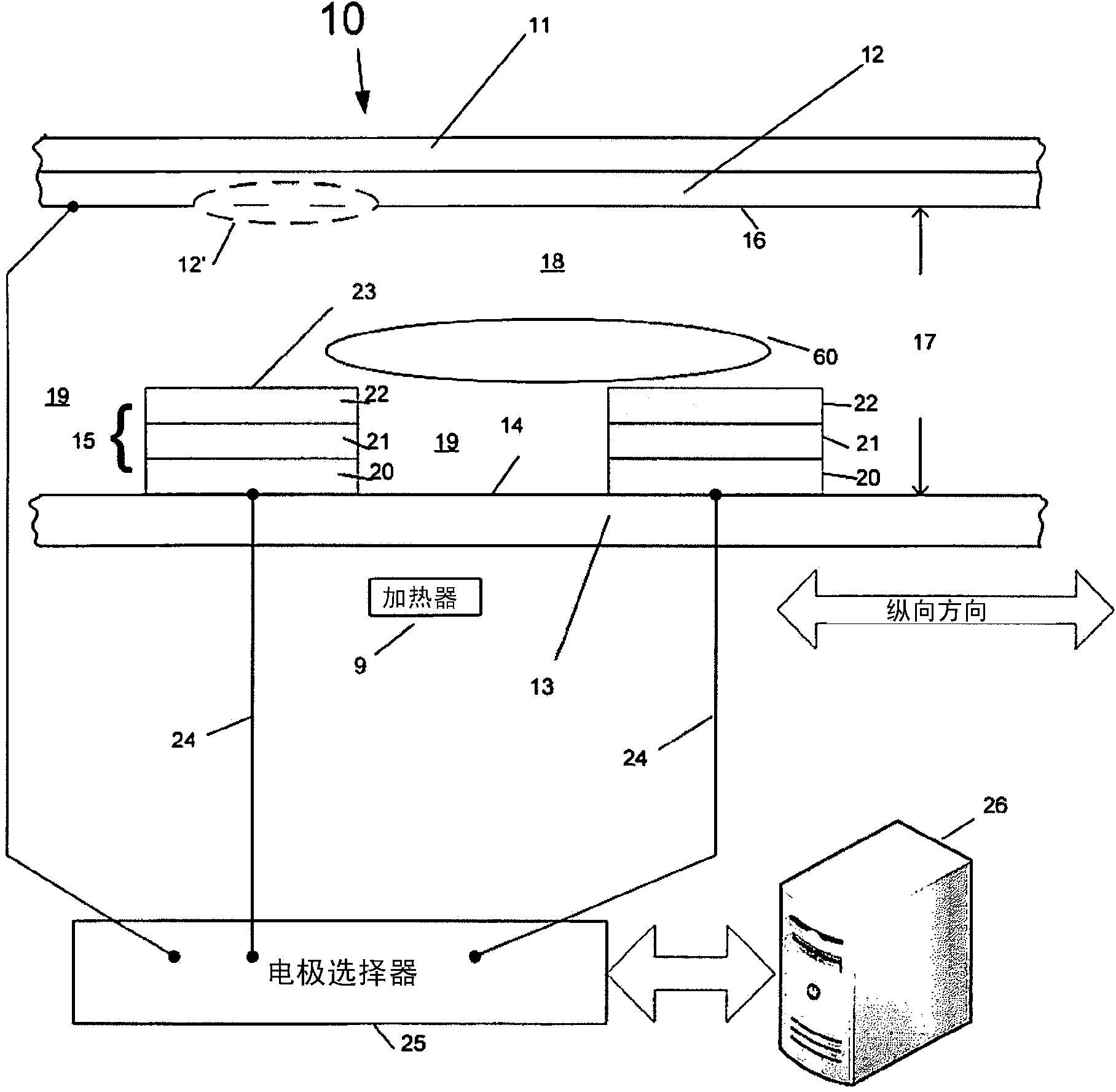 具有驱动电极阵列的微流体沟道器件