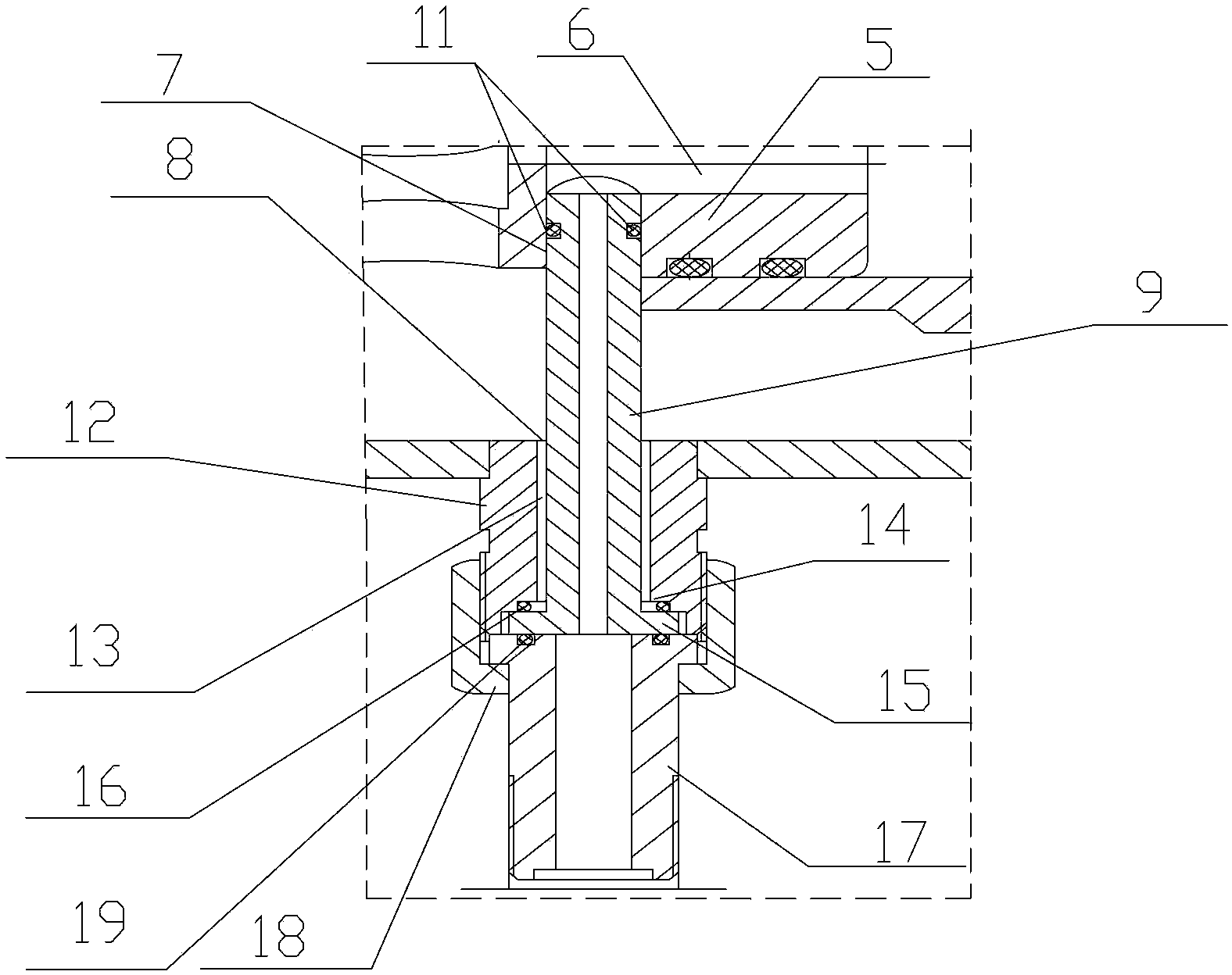 一种具有弹体装填排气结构的气体炮