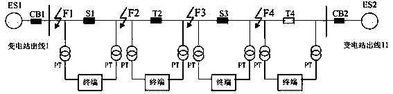 基于开环模式运行的混合组网的网络式保护方法