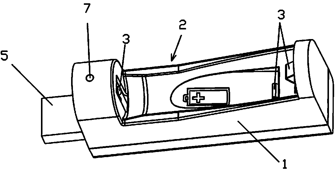 带USB插口的一体式电池充电器