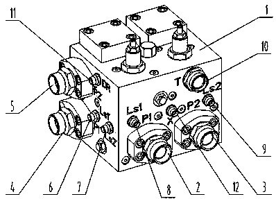 双泵合流液压回路组合阀及其应用