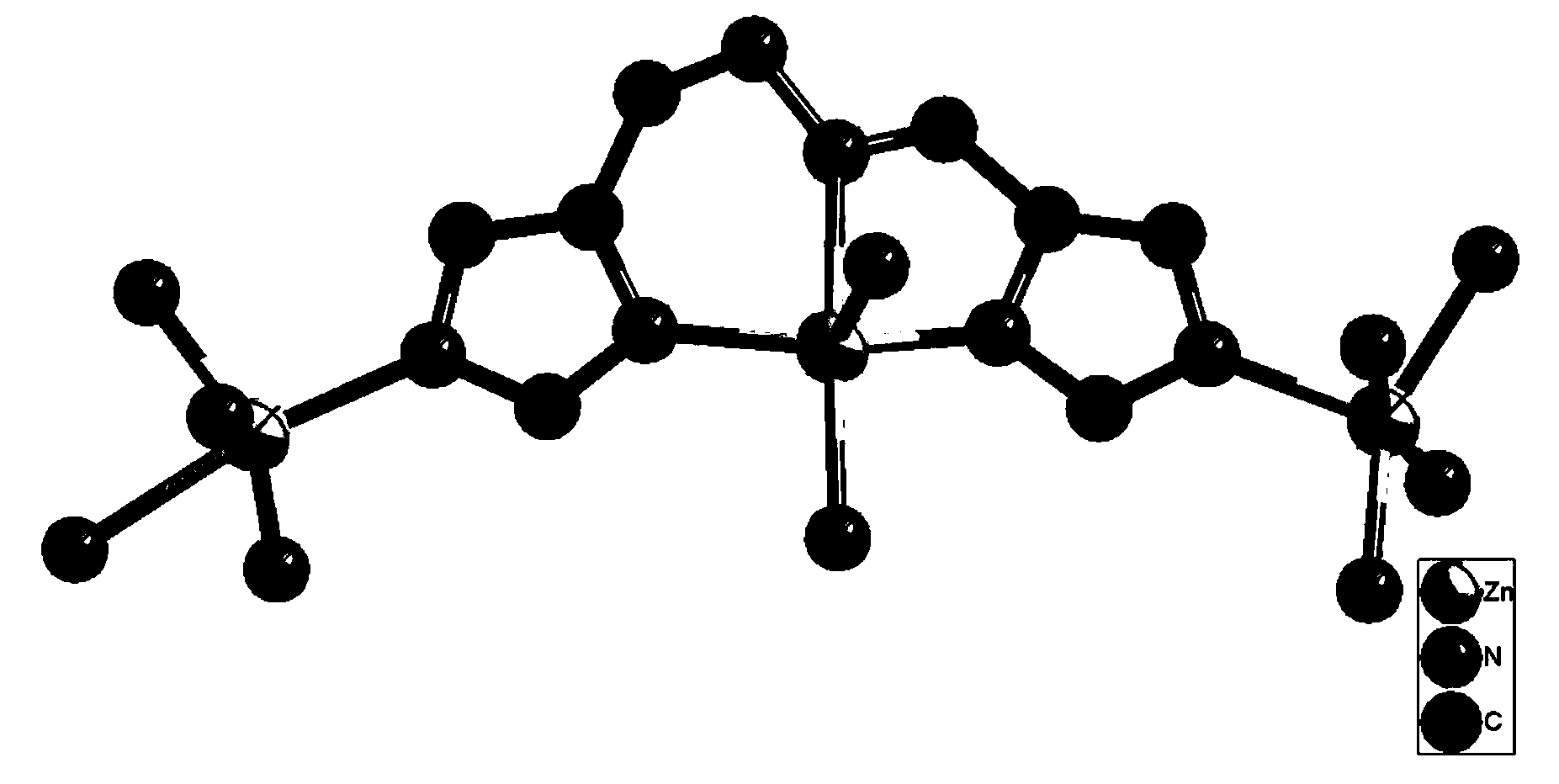类分子筛金属双咪唑多孔配位聚合物及其制备方法