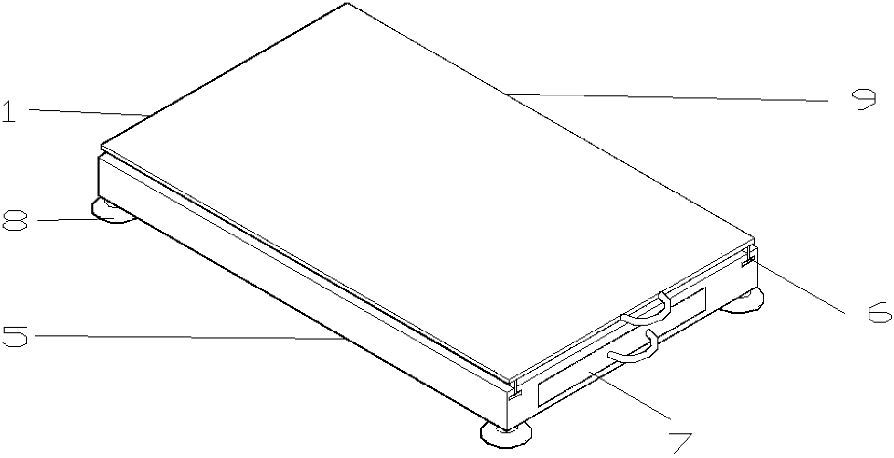 一种带有伸缩保护盖的计算机手写输入板