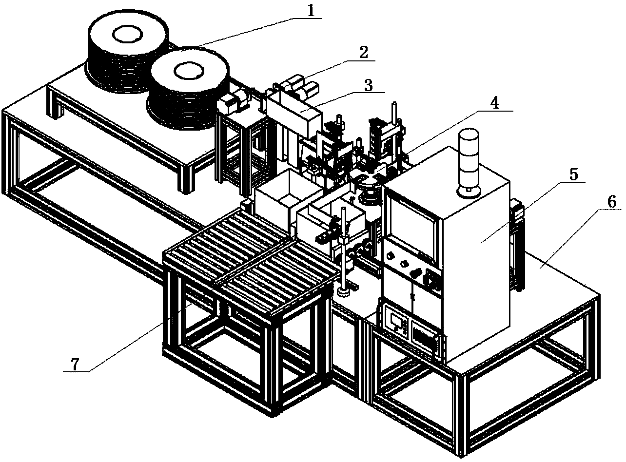 一种透析管自动盘管机