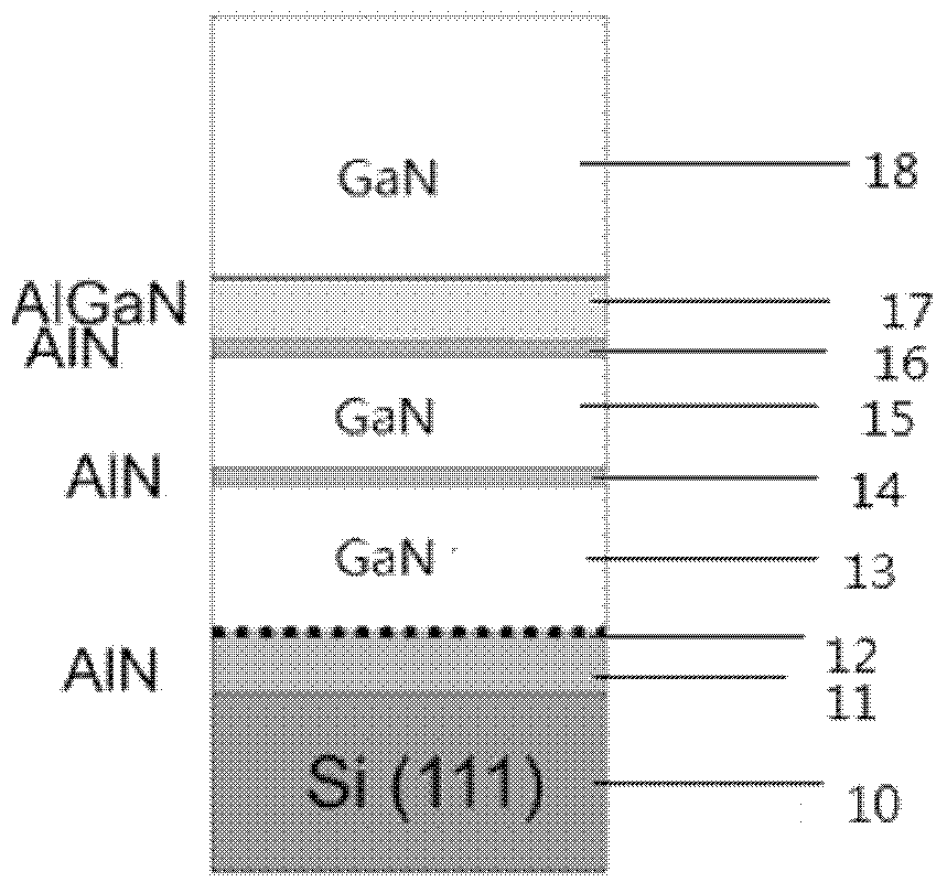 一种GaN复合薄膜及在Si衬底上形成GaN复合薄膜的方法